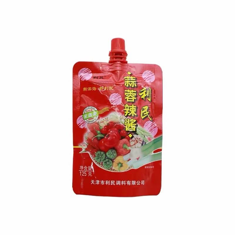 Tianjin Limin Garlic Chili Sauce 125g*1 bag 125 グラム