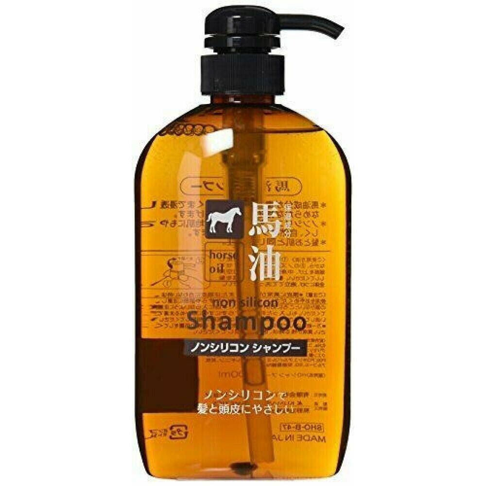 Kumanoyushi Horse Oil No Silicon Shampoo 600ml 1 ส่วน