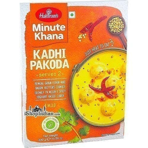 Haldiram's Kadhi Pakoda - Minute Khana (Ready-to-Eat), 10.5 oz box 10.5 온스
