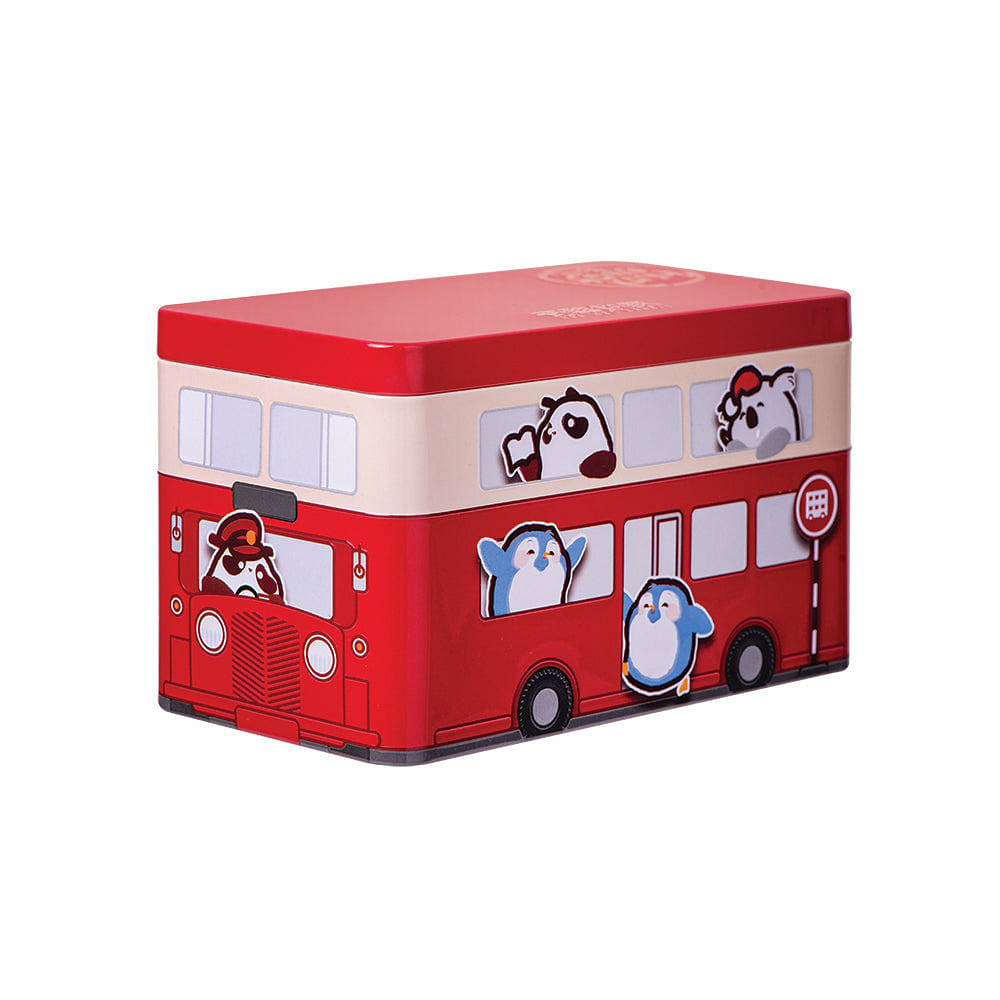 [HK] Mini Double-Deck Bus Cookies Gift 1 케이스