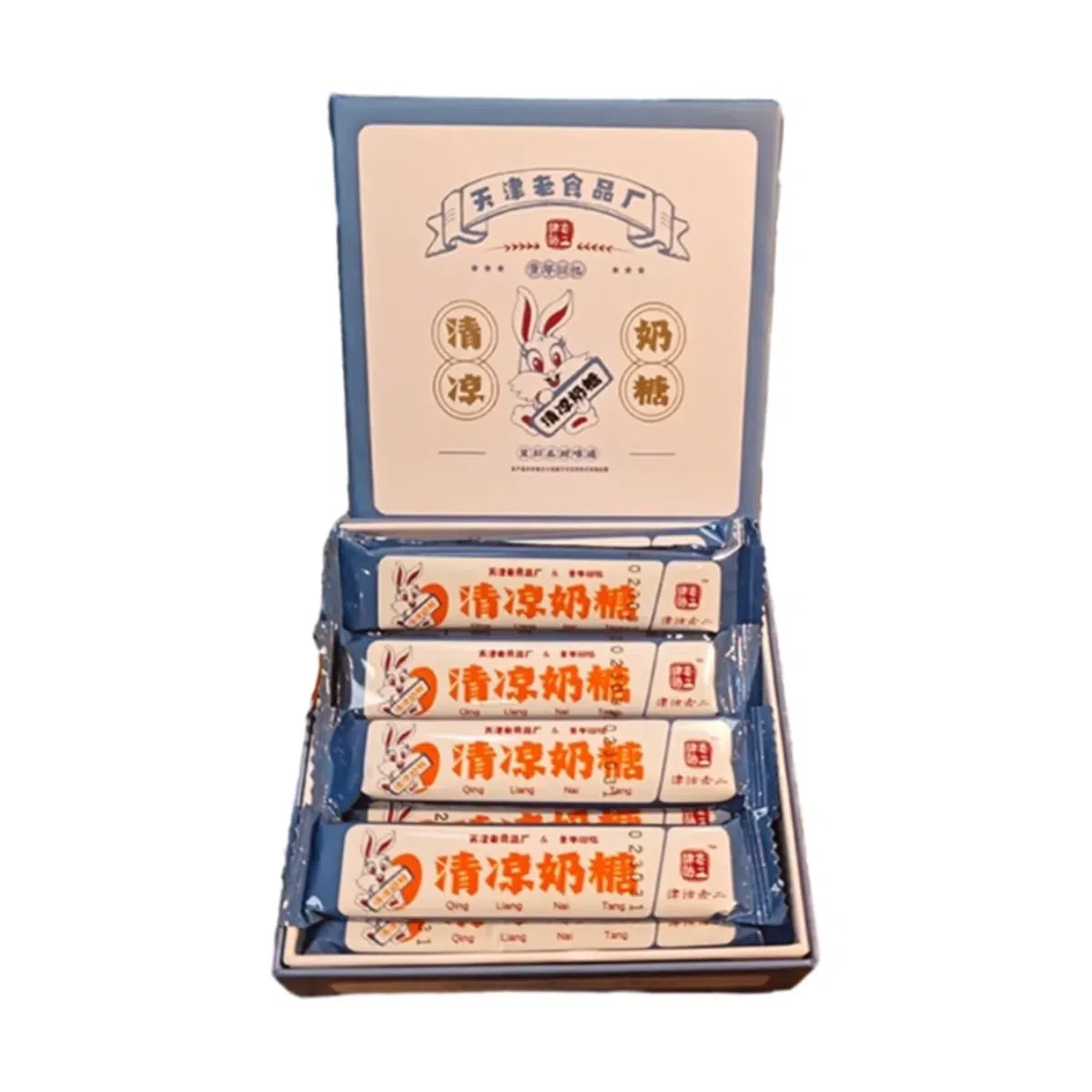 清涼奶糖薄荷奶糖 240g 軟糖 零食 15支 1 盒