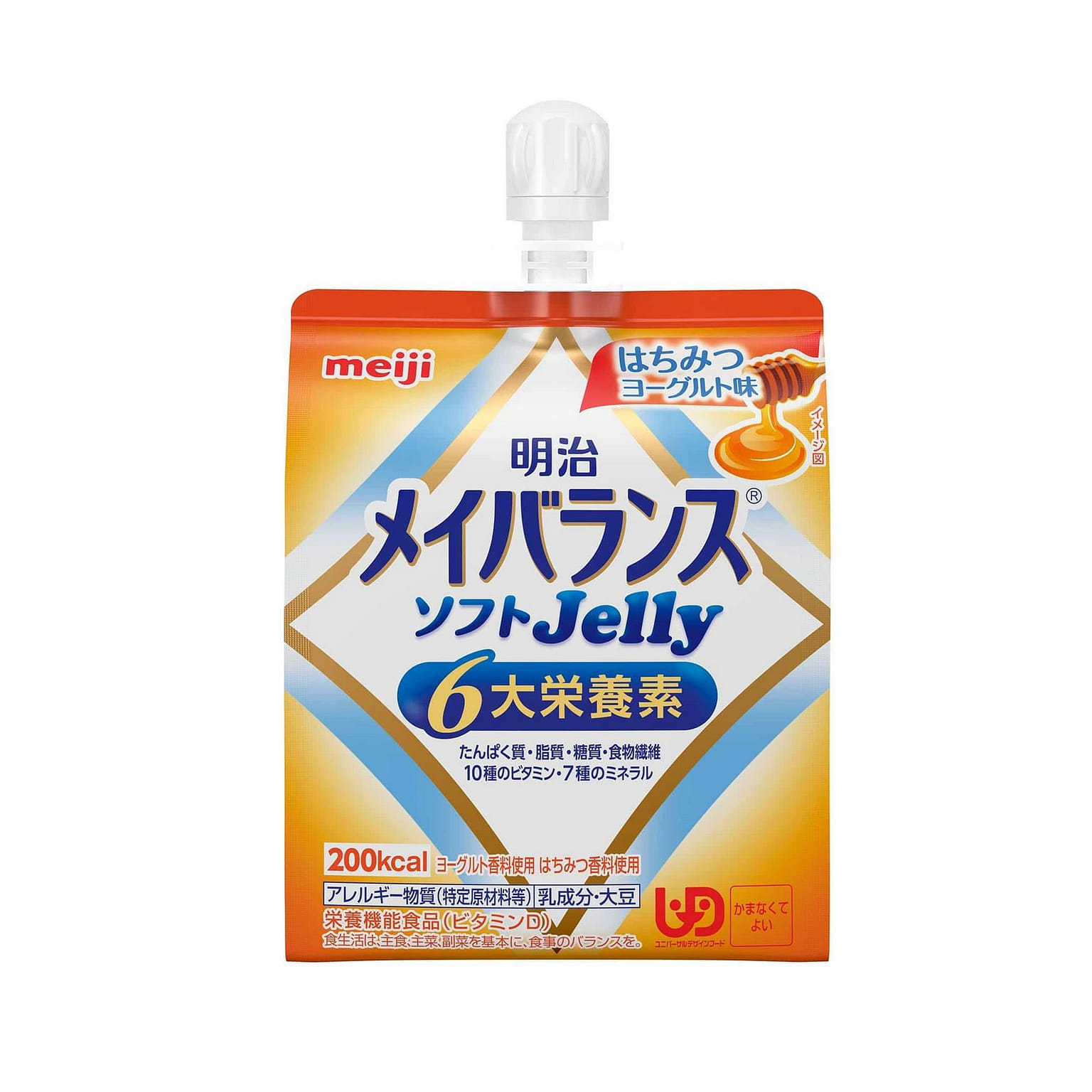Meiji Nutritional Energy Jelly Honey Yogurt 125ml 1 each
