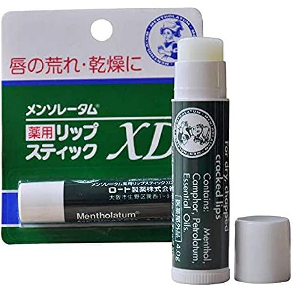 メンソールリップクリーム 4g ロート製薬 メンソレータム 薬用リップスティック XD 4gが341円