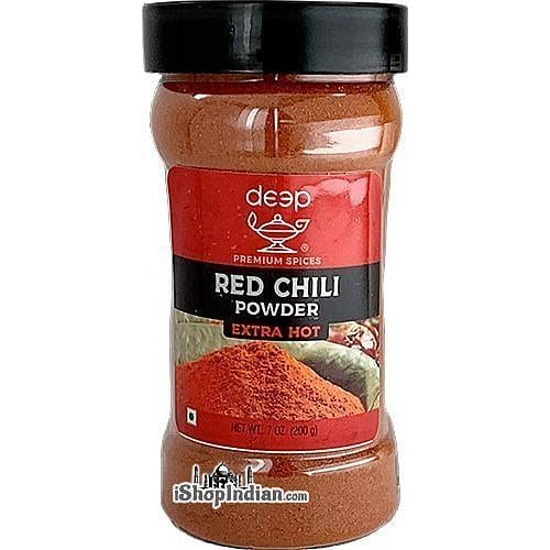 Deep Red Chilli Powder - Extra Hot - 7 oz jar 7 oz