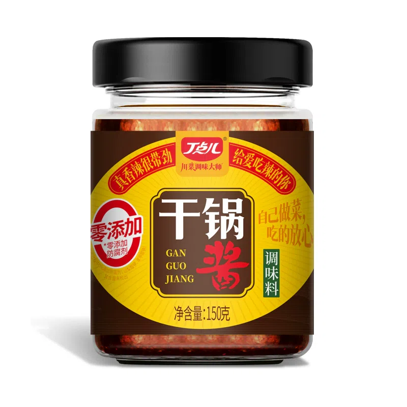 Dingdian Sichuan-Style Dry Pot Sauce 150g*1 Bottle 150 그램