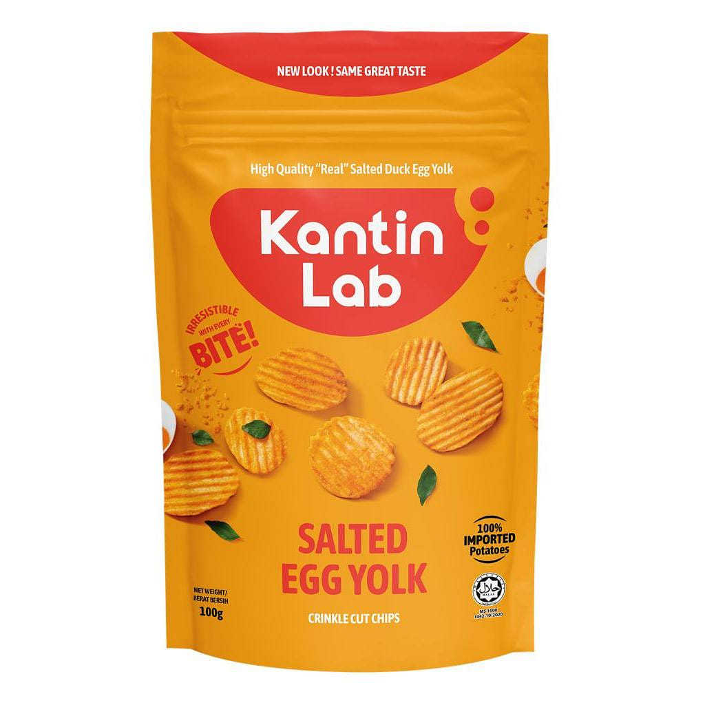 SALTED EGG POTATO CHIPS - 100 grams 1 each