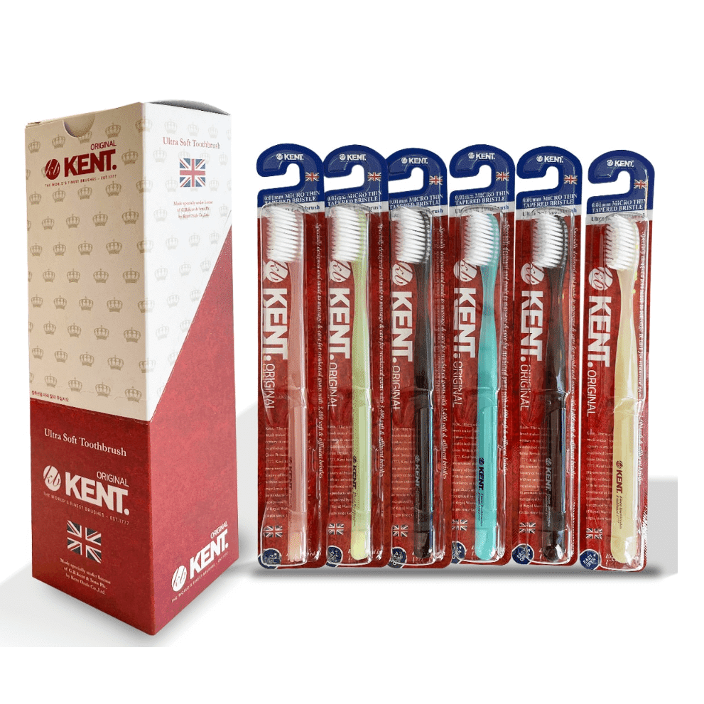 KENT ORALS USA Classic Toothbrushes 5 Star Reviews for the Softest Bristles 6 count