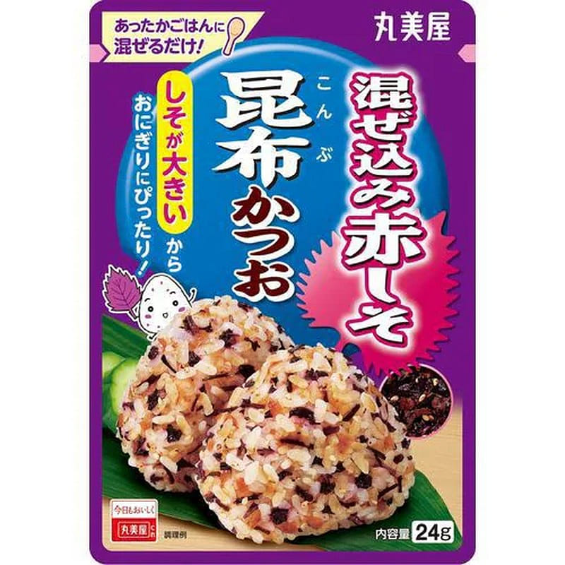 Marumiya Red Shiso with Kelp & Bonito 24g 1 개