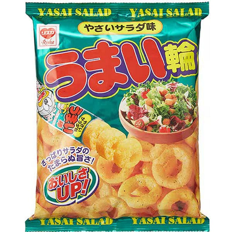 Risuka Umaiwa Vegetable Salad Flavor 75g [Snack] 1 ส่วน