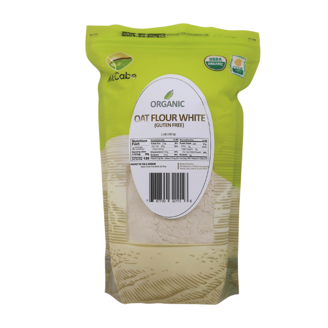McCabe Organic Oat Flour White, 2lb (32 oz), USDA Certified Organic 2 ポンド