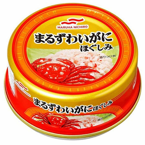 weee_canned_MARUHA NICHIRO Japanese Snow Crab Canned Crab Meat 55 g