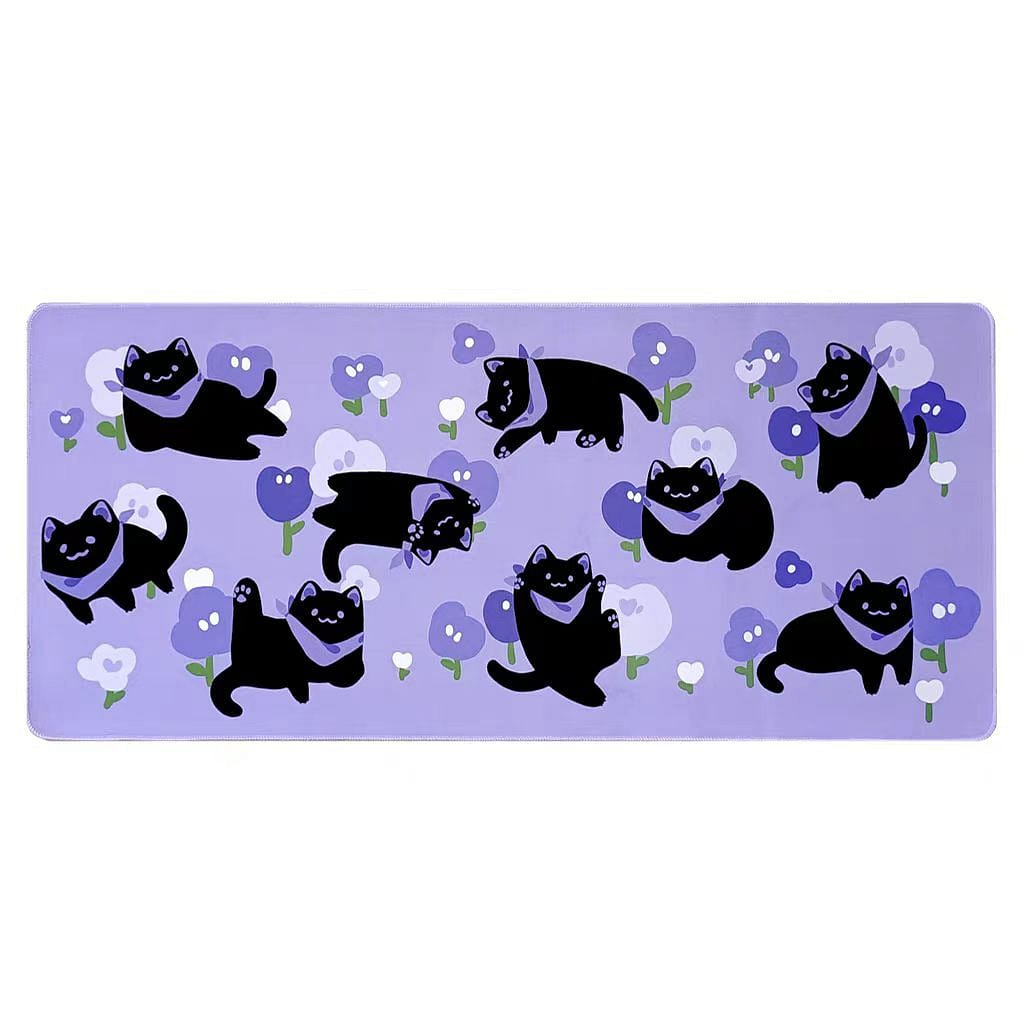Mouse Pad Table Mat-30CM*70CM Little Black Cat 1Pc 1 개
