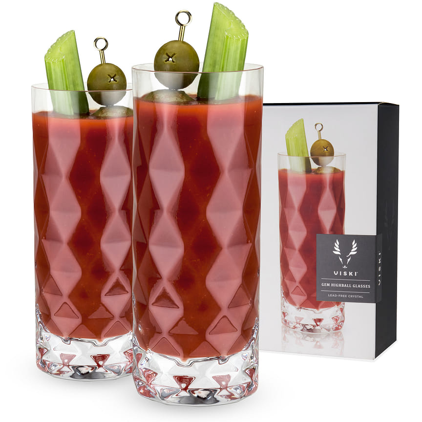 Viski Gem Highball Glasses - Thumbnail 5