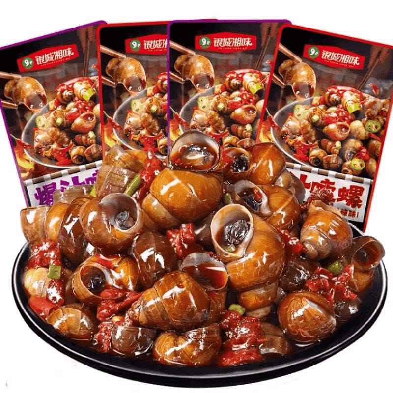 Yincheng Hunan Flavor Juicy Snail 28g*4 packs 112 g