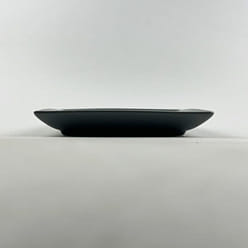 Bowery Matte Bold Square Appetizer Plate 5.7", Black 1 each