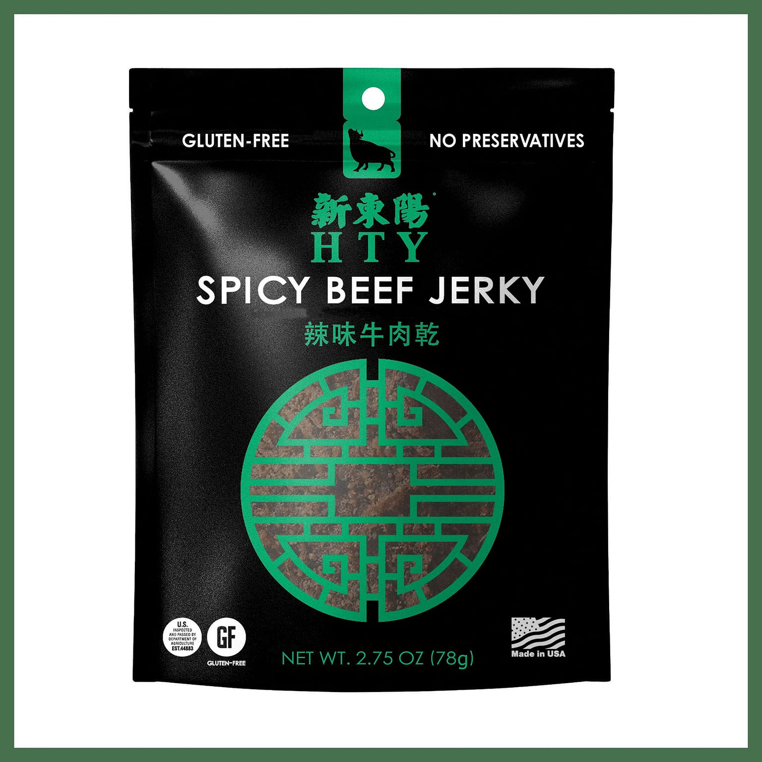 HTY Hsin Tung Yang Spicy Beef Jerky 6oz 1 each