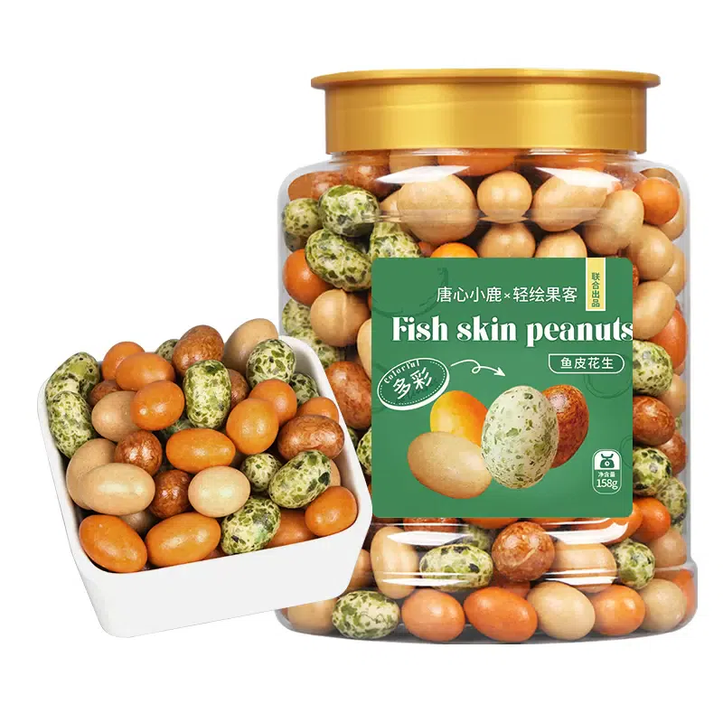 Light painting fruit customer colorful beans fish skin peanut rice 500g *1 can crispy beans old-fashioned peanut classic post-80s nostalgic snacks 500 그램
