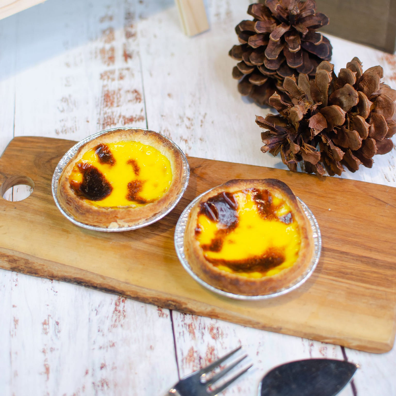 Portuguese Egg Tarts 2pcs 1 each