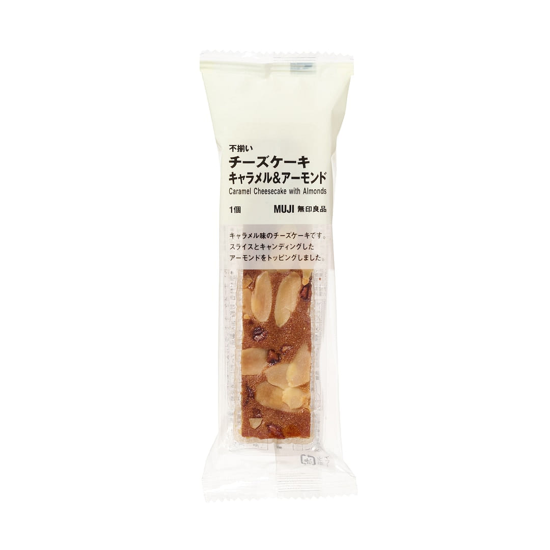 MUJI Caramel Almond Cheesecake 1pc 1 each