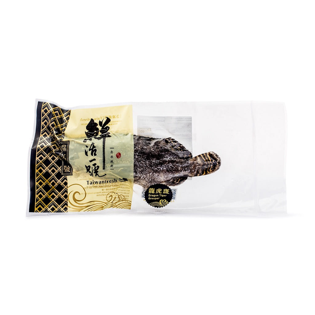 Taiwan Fresh Whole Dragon Tiger Grouper 14-17 oz