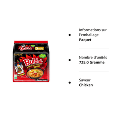 Samyang Buldak Stew Korean Spicy Hot Chicken Stir-Fried Noodles 1 count 1 each