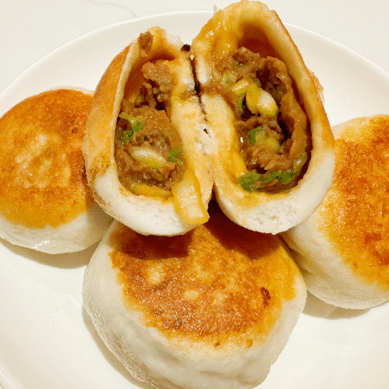 weee_freshgourmet_Pan-Fried Buns with Fresh Pork and Chinese Cabbage 4 count