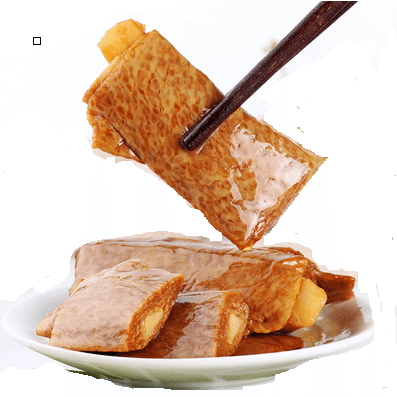 新奇零食 【香辣味 筍片豆卷 】爽脆筍絲夾豆乾 250 克