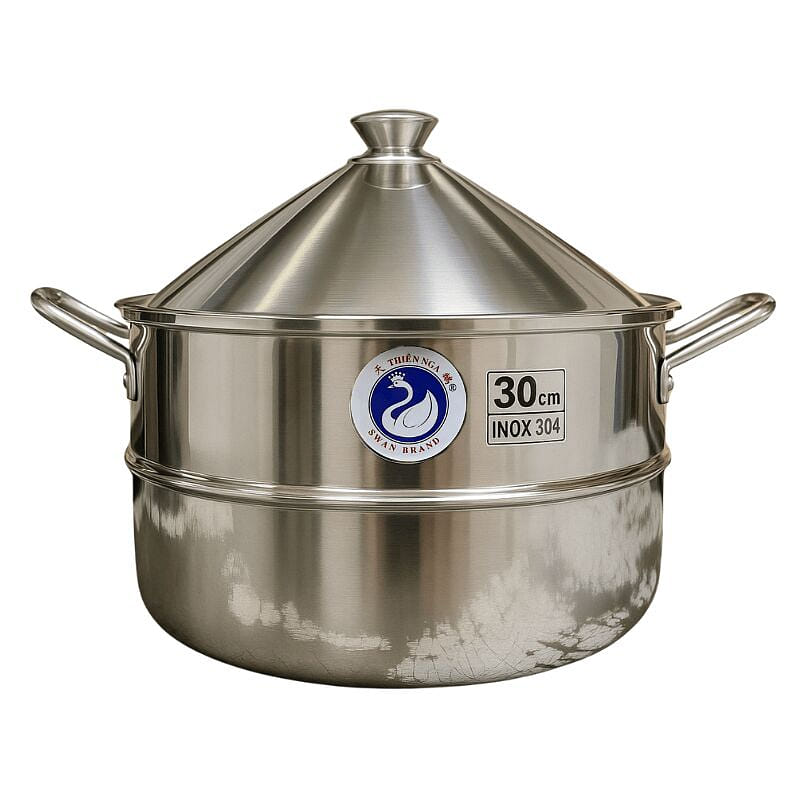 Swan Banh Cuon Steamer 30cm (SUS 304) 1 개