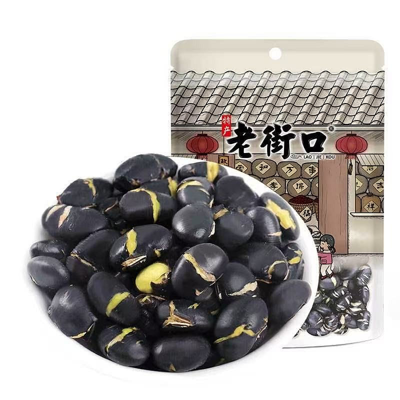 Laojiekou Salt-Roasted Black Beans 500g 500 g