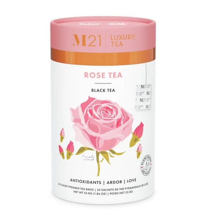 M21 Rose Tea | Elegant Floral Petal Black Tea 24 pack