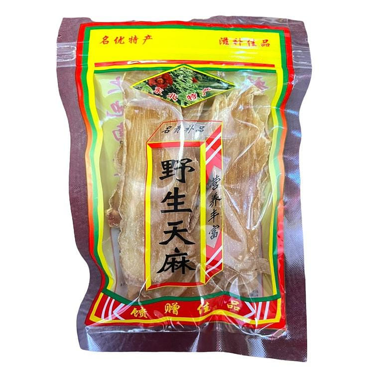 China ChangBaiShan Sulfur Free Premium Gastrodia Elata Slice 50g 50 그램