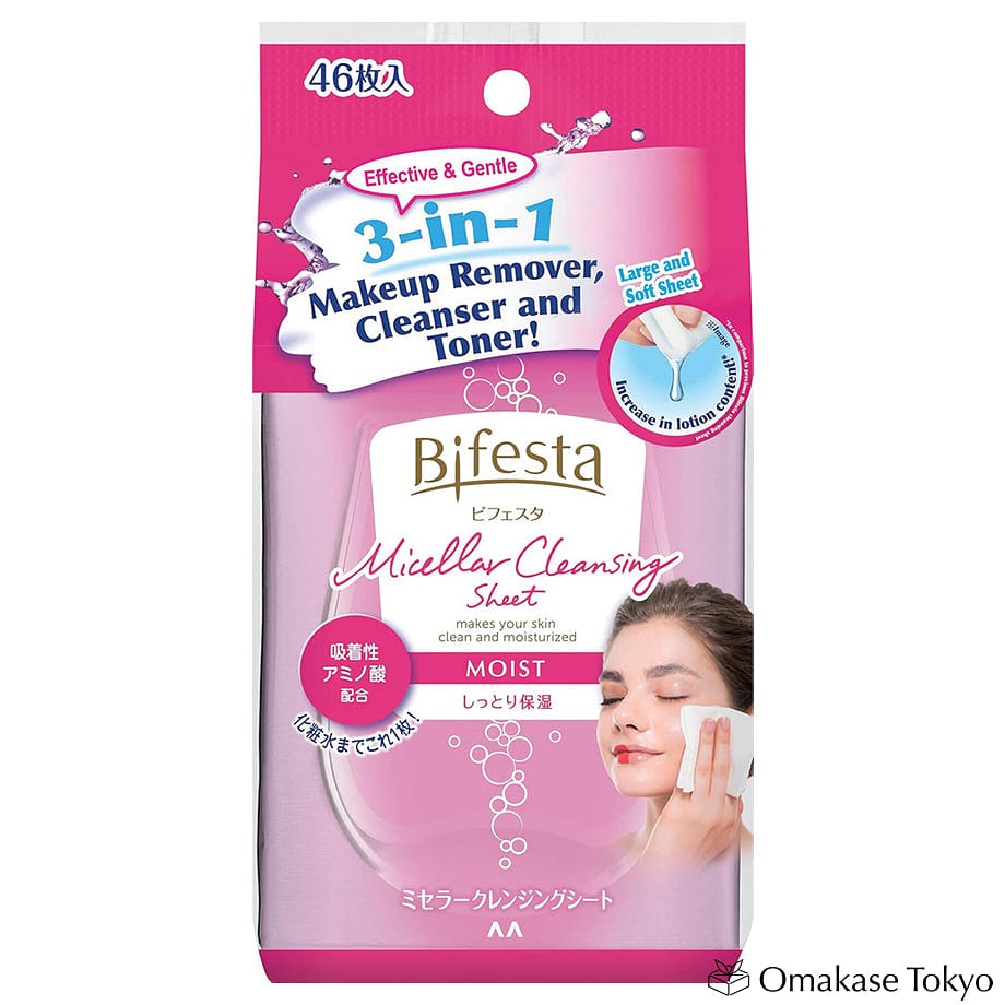 Bifesta Makeup Cleansing Wipes Moist 46 Sheets 46 개입