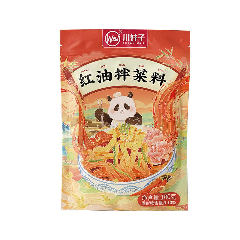 Sichuan wazi red oil mixed vegetable condiments sour and spicy flavor 100 그램