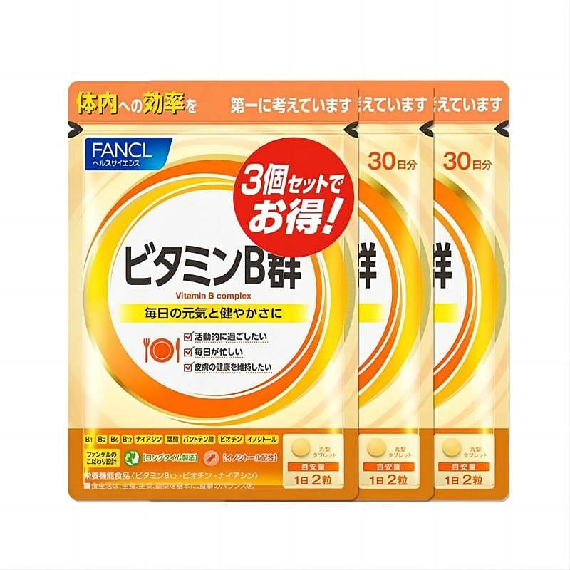 日本本土版 FANCL 天然混合维他命B 180粒 90日份 1 份