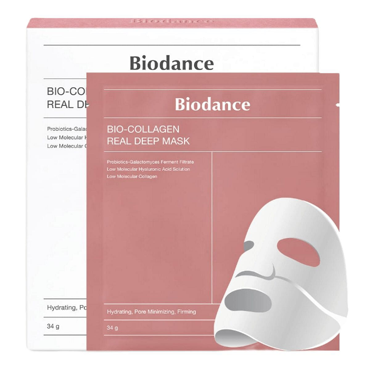 Pink Collagen Aqua Radiance Gel Mask 1 box