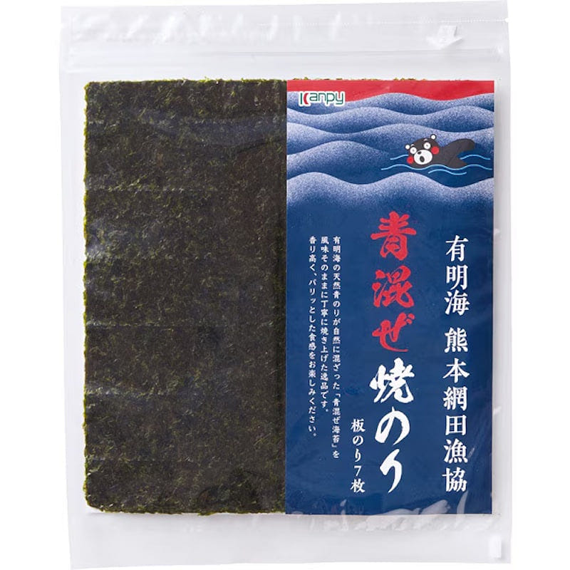 Kanpy Aonori Blend Roasted Seaweed 7 Sheets 1 each