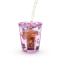 Mermaid Sparkle Glitter Shot Glasses by Blush® (Set of 3) 1.5 液盎司