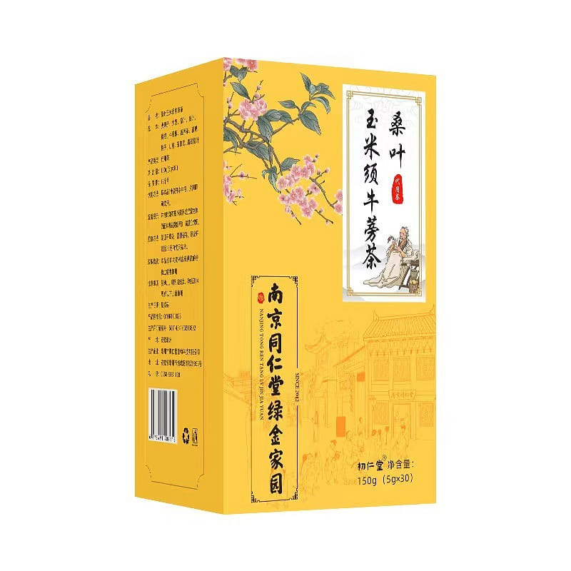 Nan Jing Tong Ren Tang Mulberry leaf Corn Beard Burdock Tea 150g*1 box 150 그램
