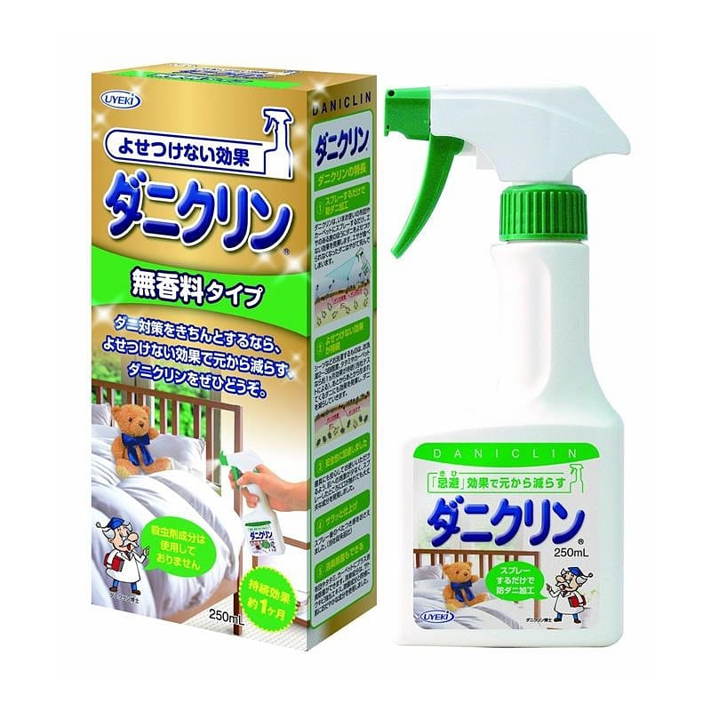 UYEKI Daniclin Dust Mite Unscented Spary 250 ml