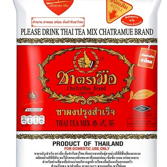 ChaTraMue Thai Tea Mix, Red label 14.01 oz 1 개
