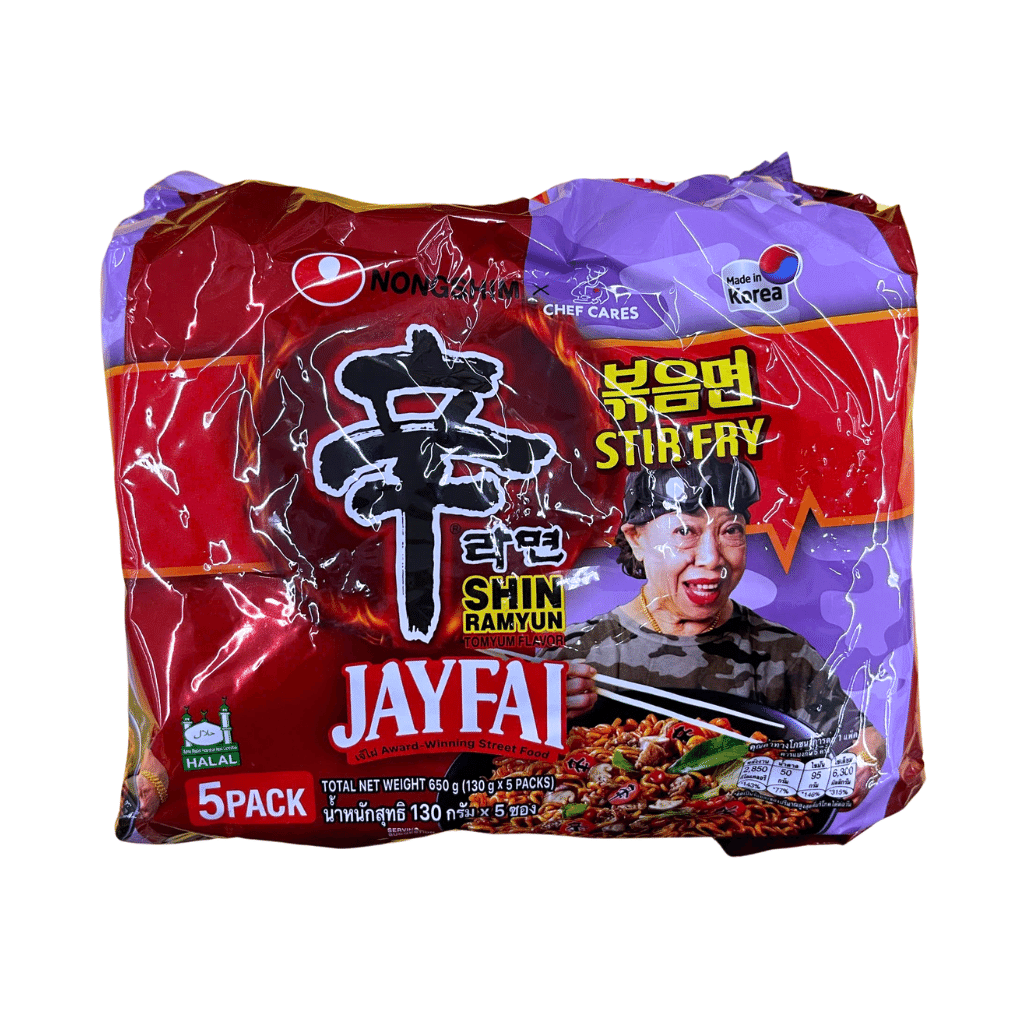 Mì Jayfai Shin Xào Nongshim 4.34oz/Gói (5 Gói) 1 phần