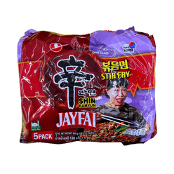 Nongshim Jayfai Shin Stir Fry 4.34oz pack of 5 1 each