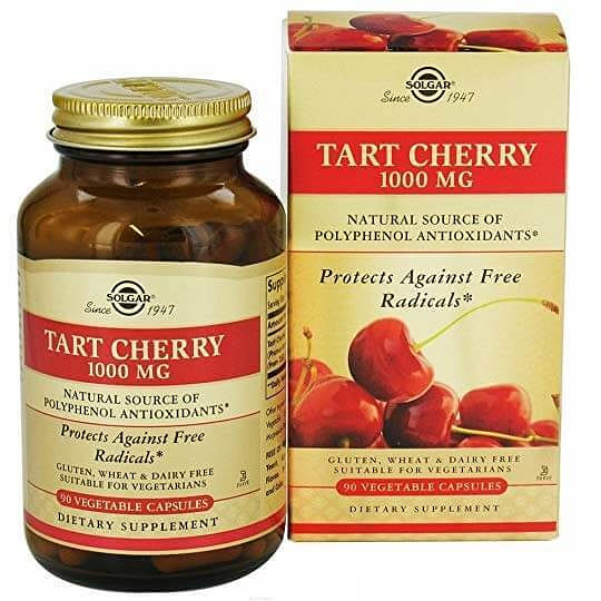 Solgar Tart Cherry 1000 MG (90 Vegetable Capsules) 1 개입