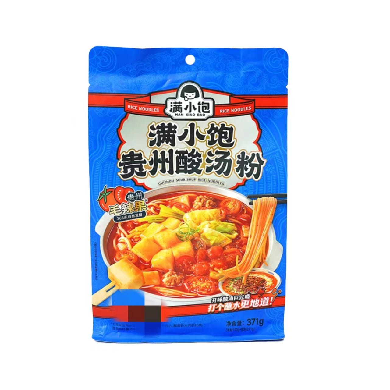 ManXiaoBao Guizhou Sour Soup Noodles371g 1 pack