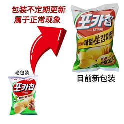Korean ORION onion flavored raw potato chips 66 g