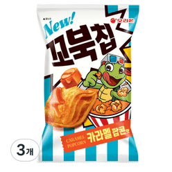 [Korea Direct ] Kkobuk Chip Caramel Popcorn 108 g, 3 pieces 324 g
