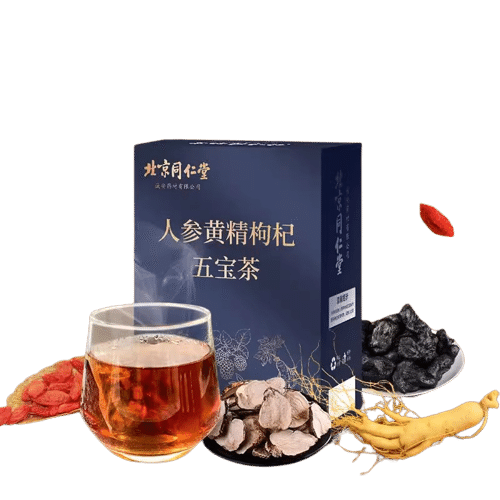 Peking Tongrentang Ginseng and Yellow Essence Five Treasures Tea 150g 150 グラム