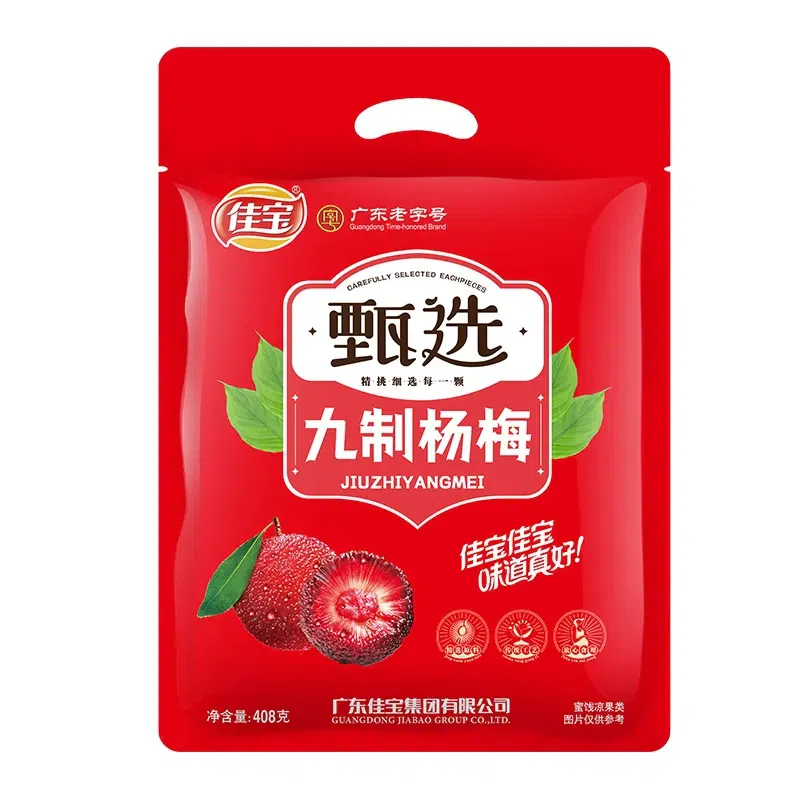 Jiabao selection of nine arbutus sweet and sour candied independent packaging 408 グラム