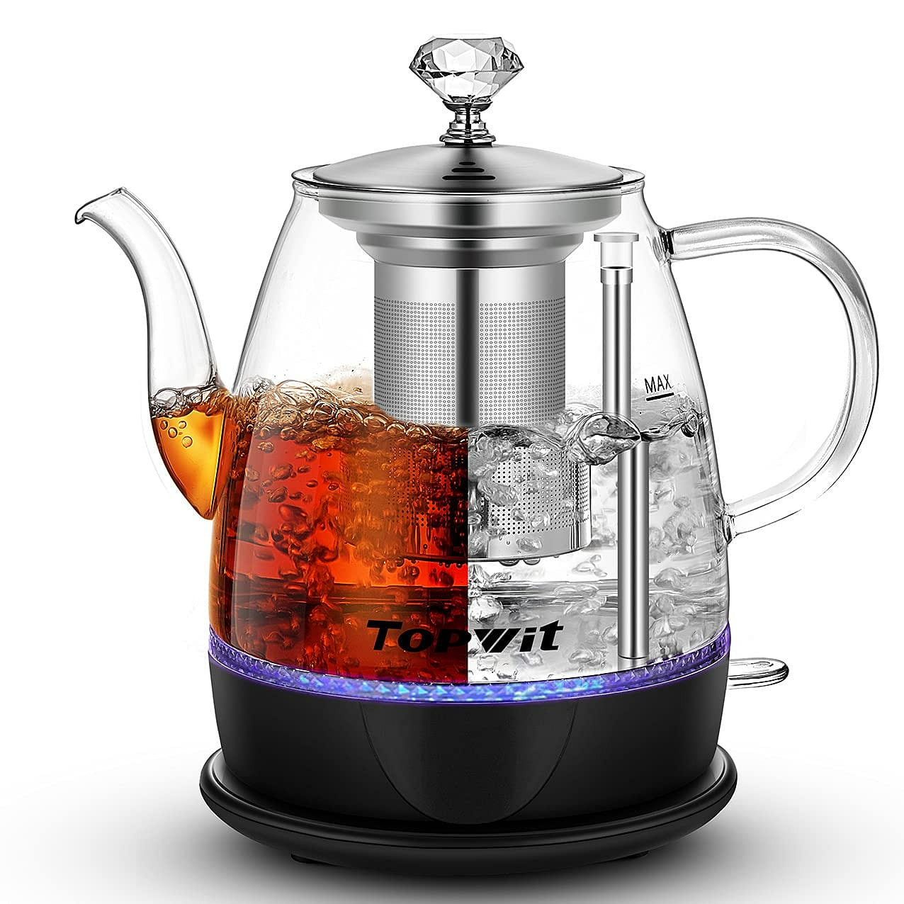 1L Electric Kettle Glass, Hot Water,Tea and Coffee 1 each