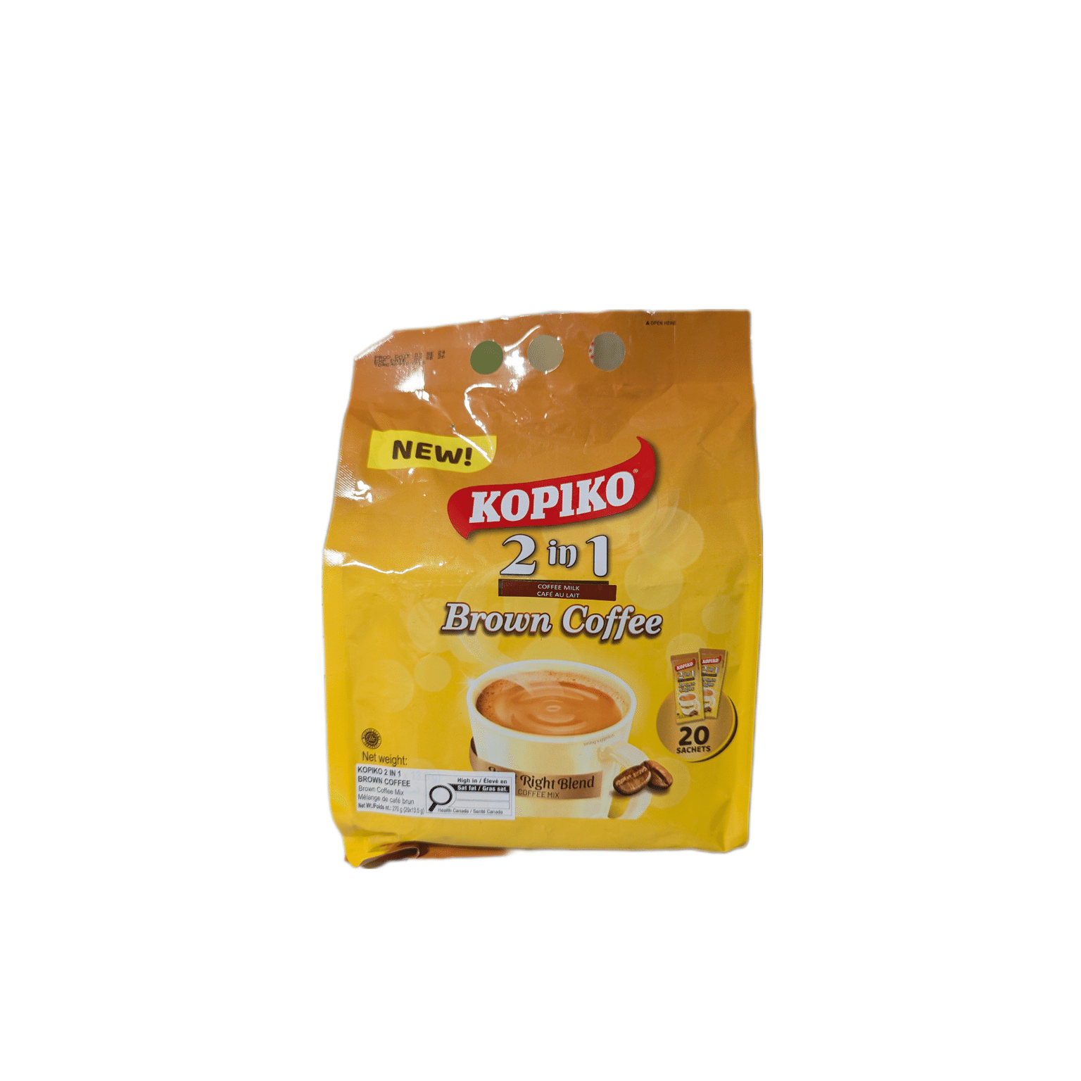 Kopiko 2 in 1 Instant Brown Coffee 1 phần